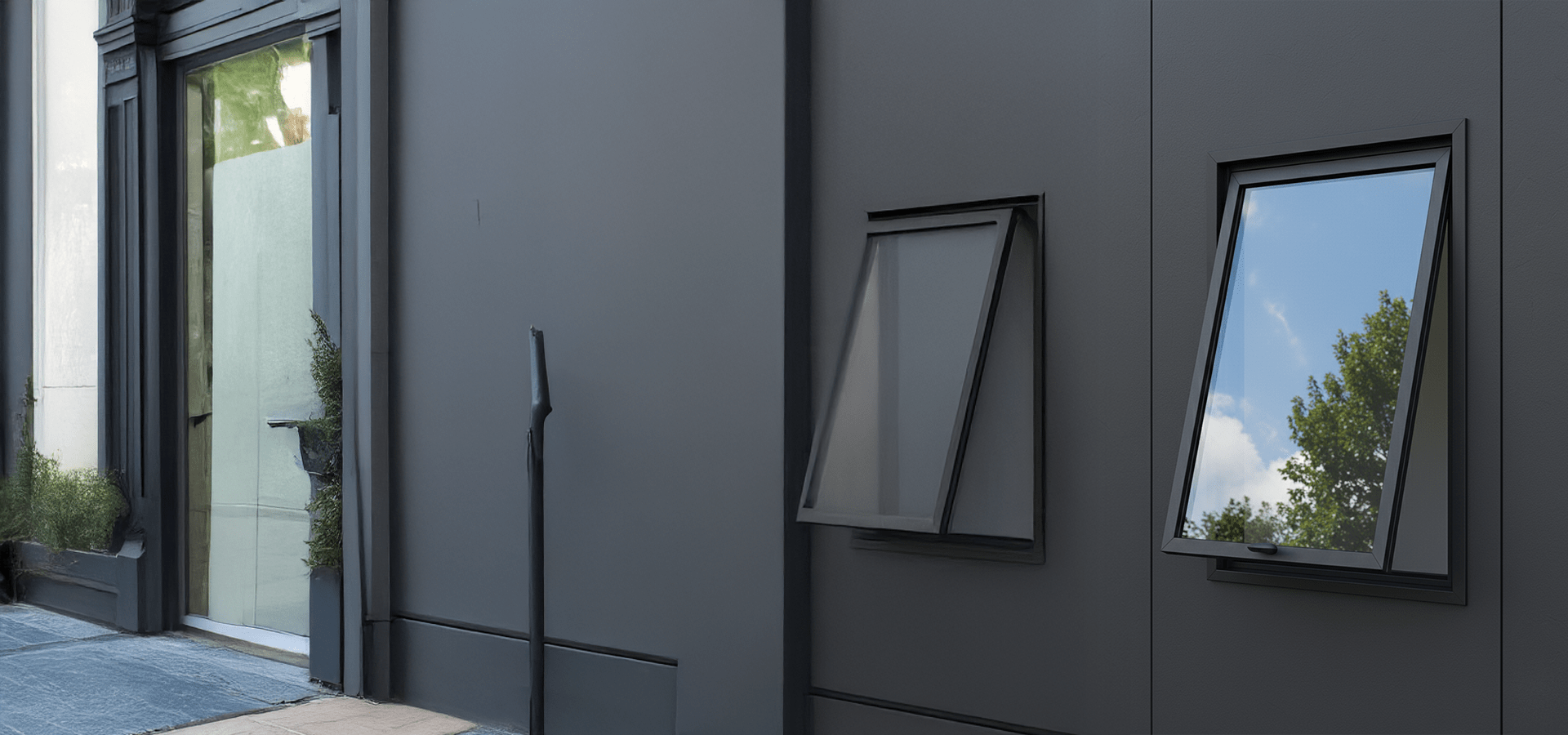 Top Hung Inkalum Aluminium