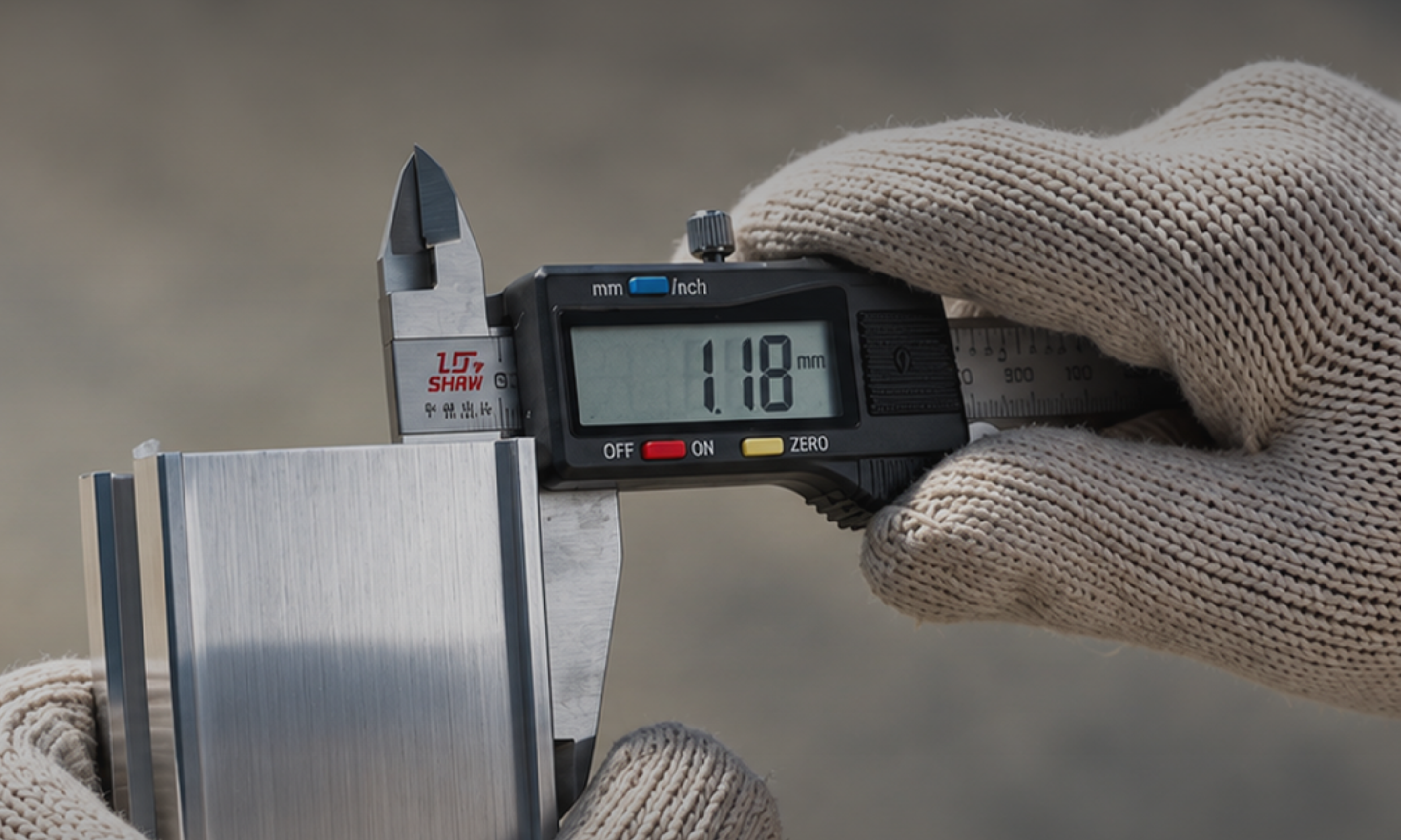 Aluminium Profile Thickness Inspection